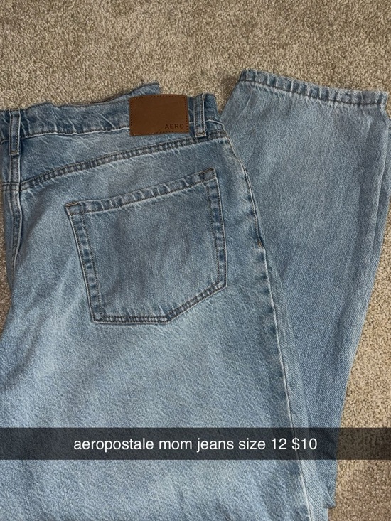 Aeropostale Denim - Aeropostale Light Blue Relaxed Fit Men's Mom Jeans